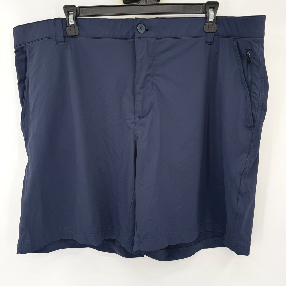 Swannies Golf Shorts Men 40 Navy Blue Performance Stretch Activewear
